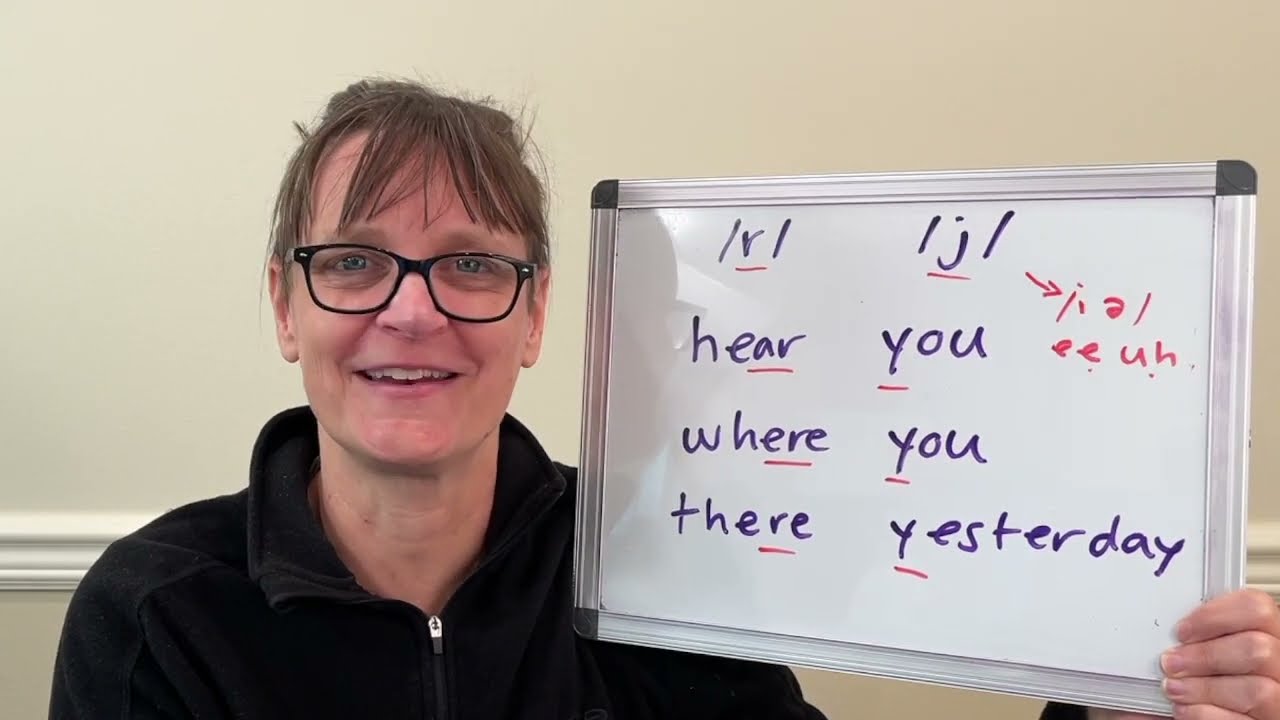 How to Pronounce Hear You (Linking R and /j/ 