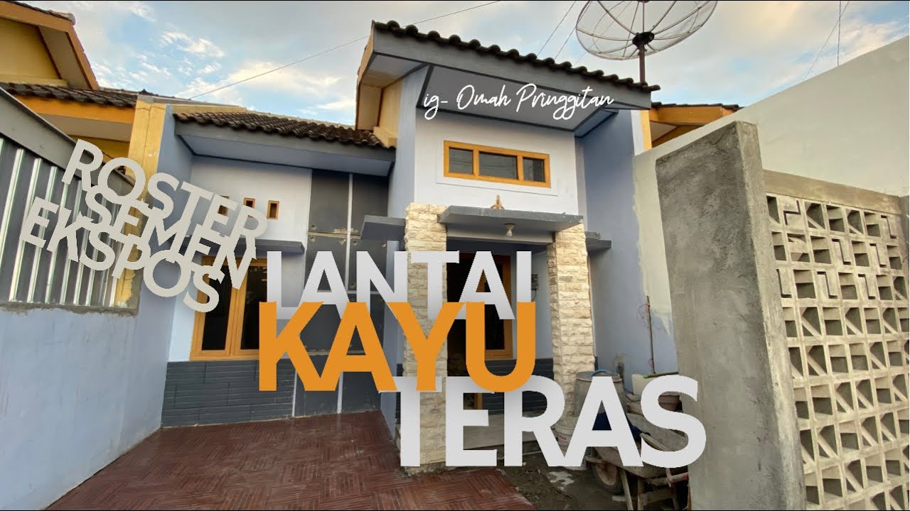 RENOVASI TERAS JADI RUANG TAMU DAN TOTAL SEMENTARA JASA OMAH PRINGGITAN