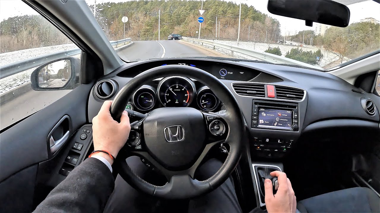2014 Honda Civic [ Comfort ] 1.6l Diesel 120HP | POV Test Drive | I love Honda manual transmission!