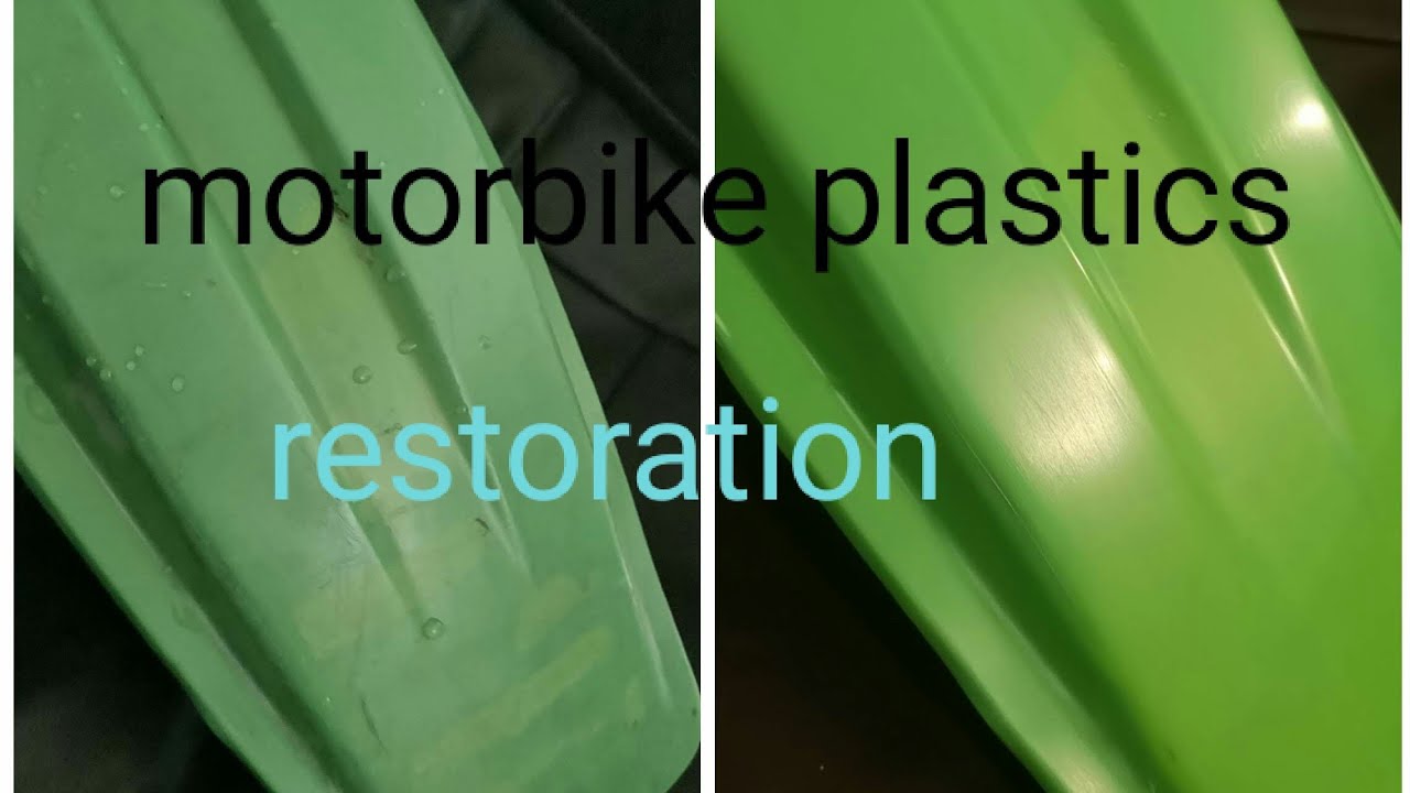 How to restore old dirt bike plastics