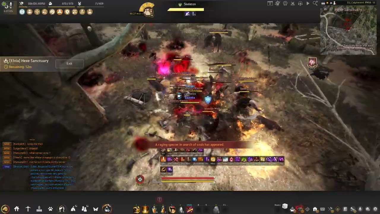 BDO - Guardian Awakening 308k Hexe Sanctuary (POST BUFF / 1 BOSS ) 17.3K LS2