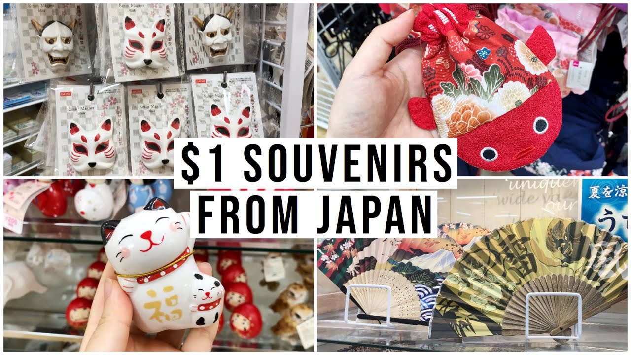 $1 Souvenir Ideas from Japan 🇯🇵  / What you can buy at Daiso in Tokyo, Japan!