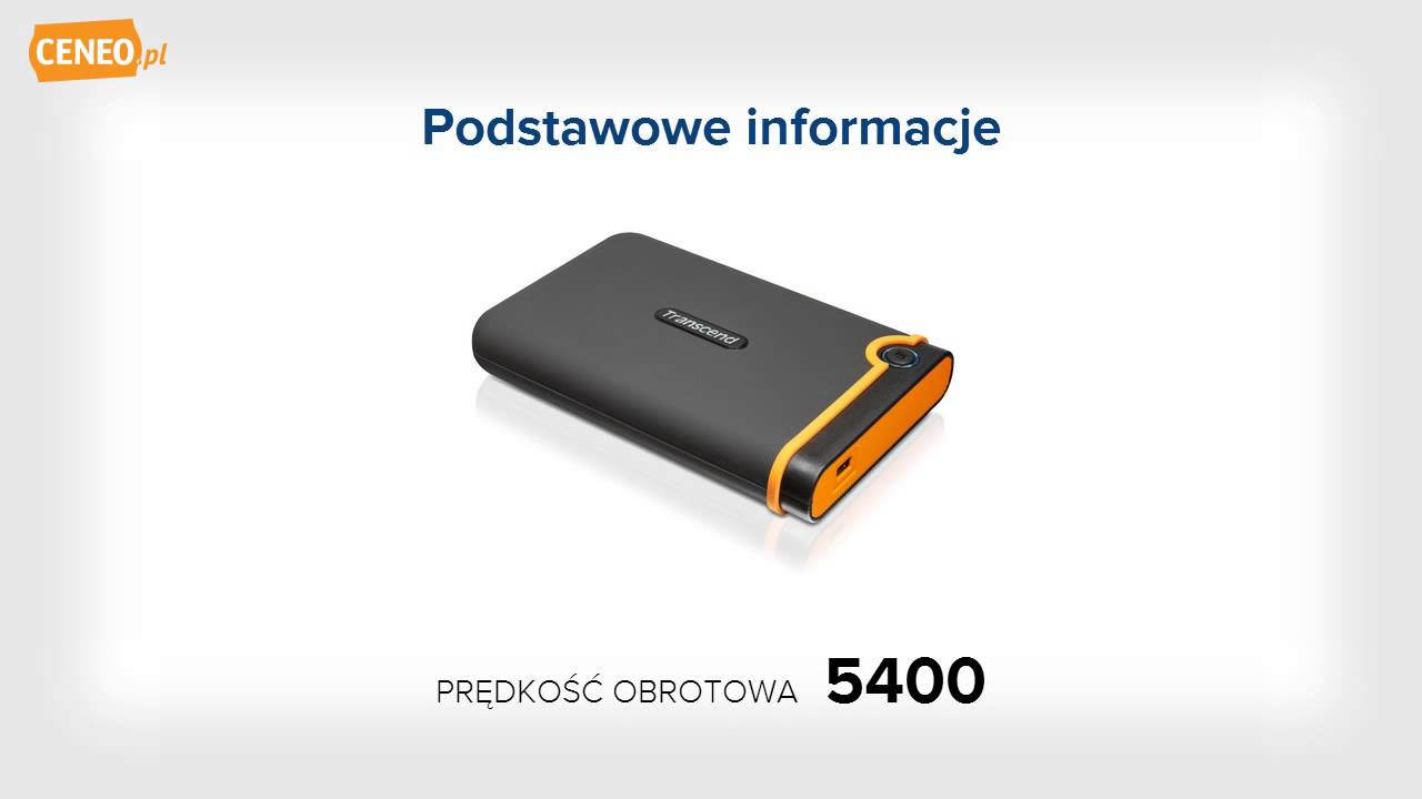 Transcend 500GB 2,5cala USB StoreJet 25  - Ceneo.pl