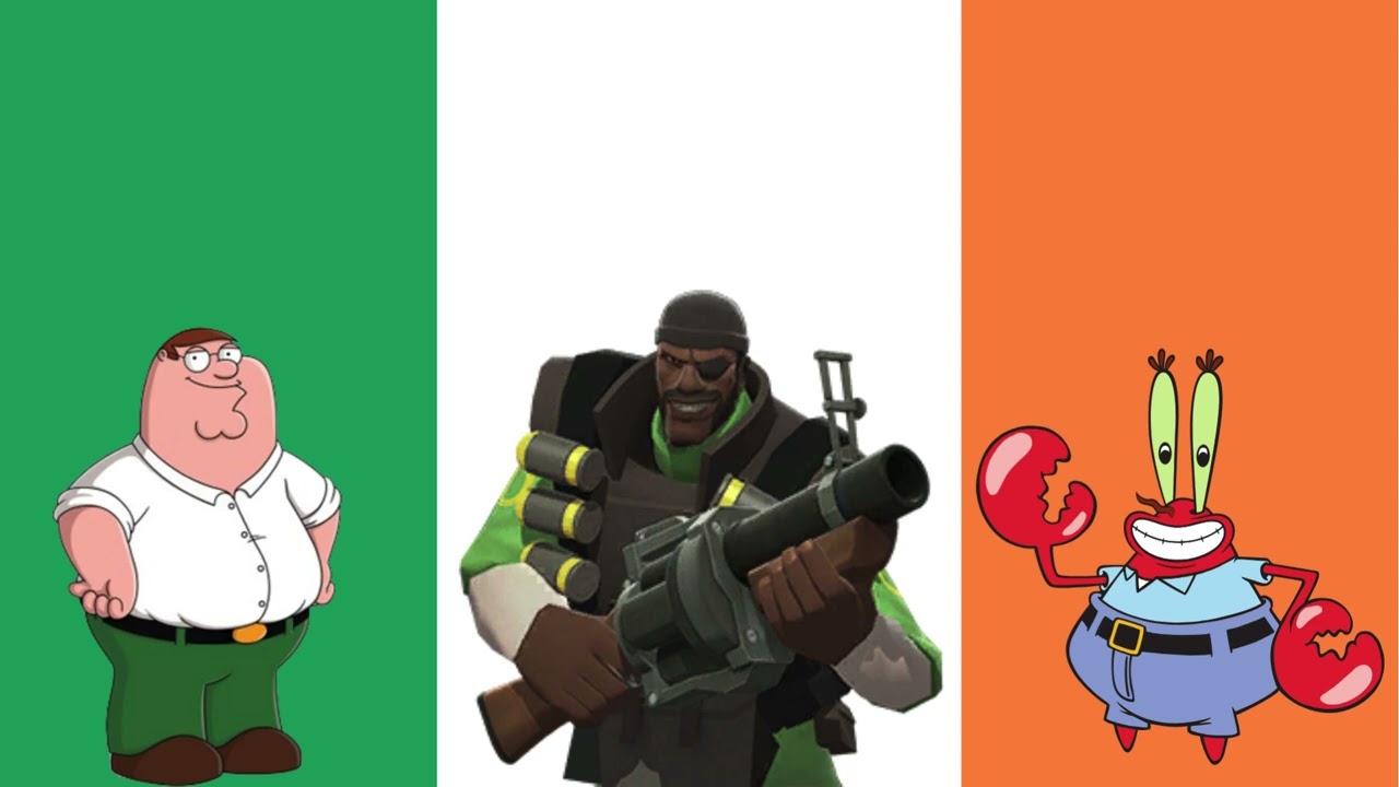 The Foggy Dew - Eugene Krabs, Demoman and Peter Griffin.
