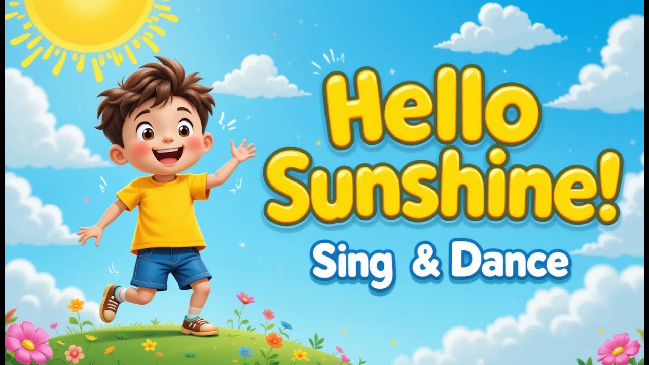 Hello Sunshine | Happy Morning Song for Kids | Fun Dance & Sing-Along