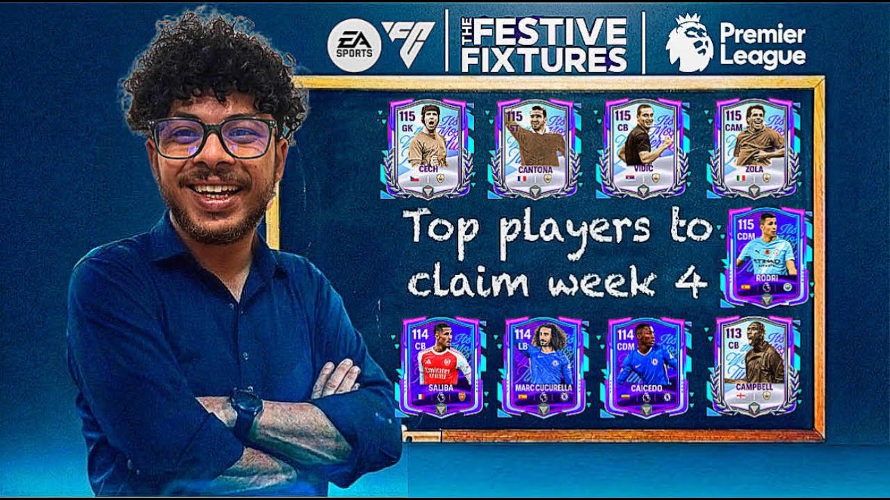 VIDIC vs VAN DIJK vs STAM 😱 CECH 🤯 ZOLA 🥵 TOP PLAYERS TO CLAIM WEEK 4 FESTIVE FIXTURES || FC MOBILE