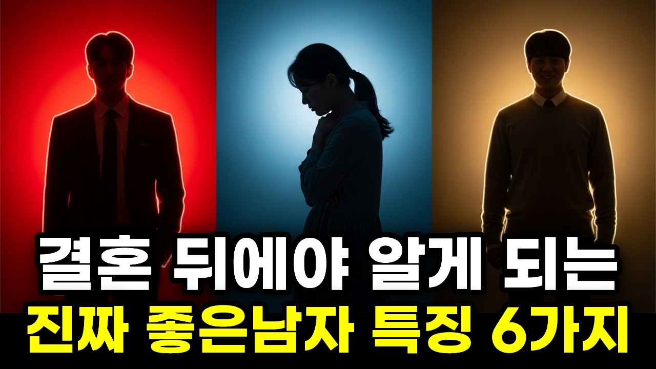 왜 우리는 최고의 배우자를 눈앞에서 놓칠까? (99%가 모르는 좋은남자의 특징 6가지)