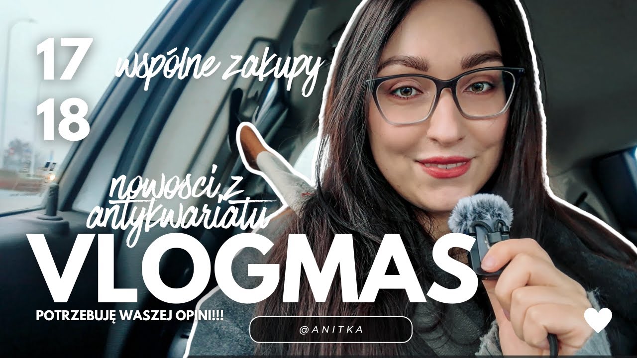 VLOGMAS 2025 | dzień 17, 18 idziemy na zakupy i obczajamy nowości w antykwariacie