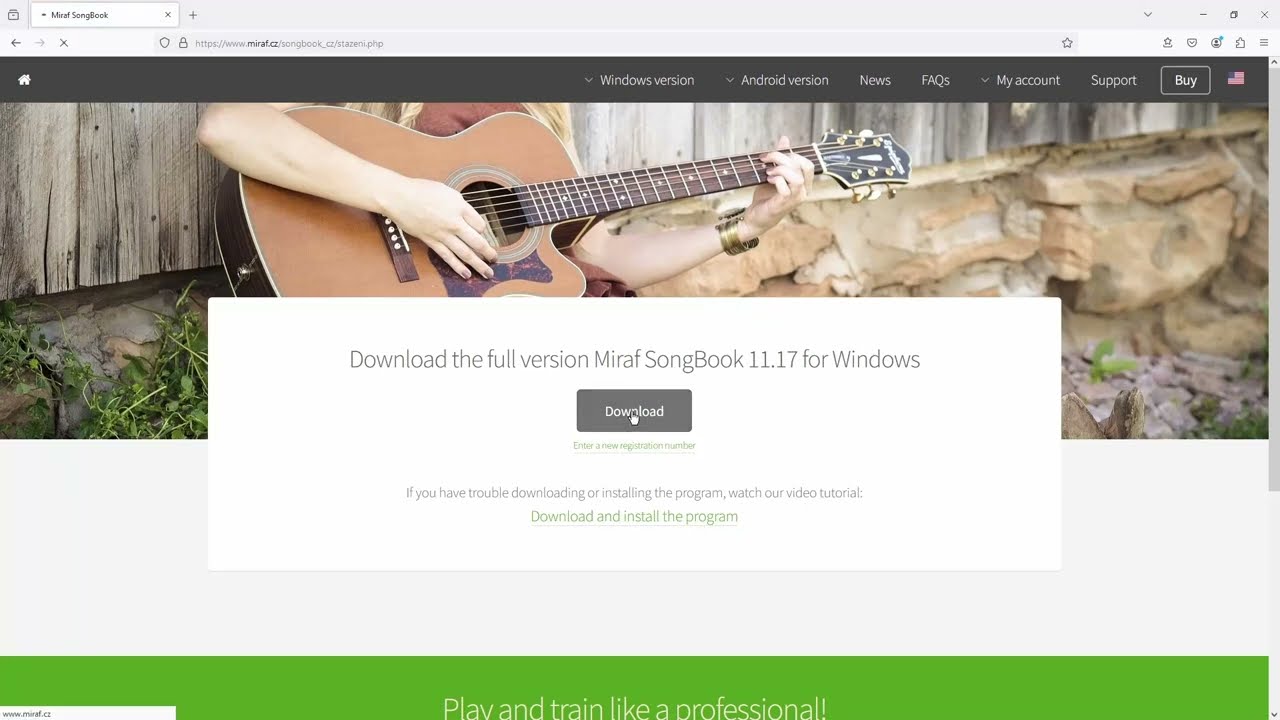 E001 - Miraf SongBook - Download, Install, Upgrade, DEMO - English