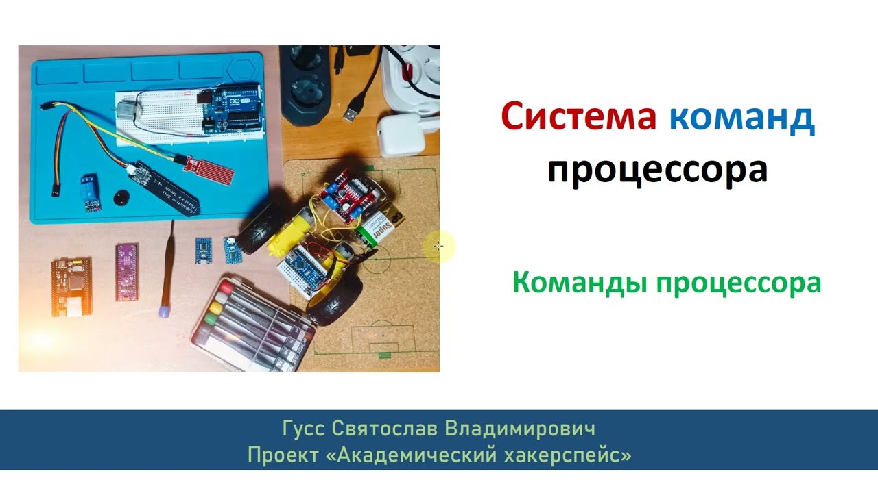 Команды процессора (примеры)