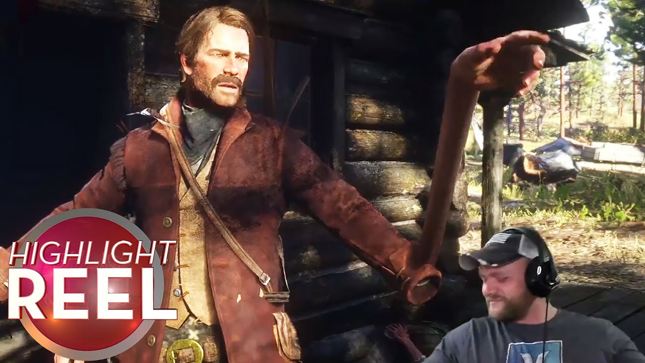 Highlight Reel #521 - Glitched Red Dead Character Moseys Hard