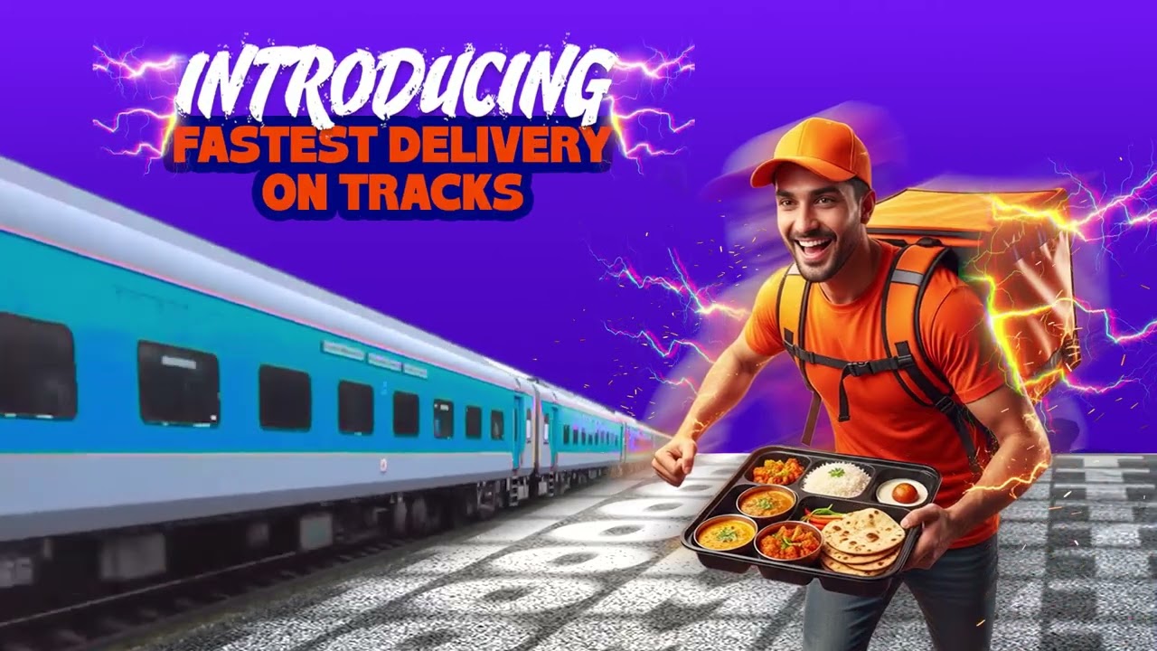 Get Food on Train in Just 10 Minutes | Fastest Train Food Delivery by RailRestro