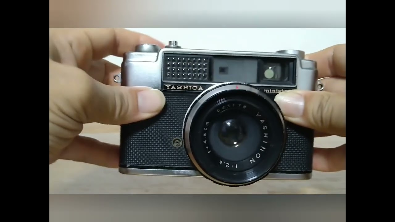 ジャンク品として売られていたYASHICA ministerⅡを購入して試してみました。