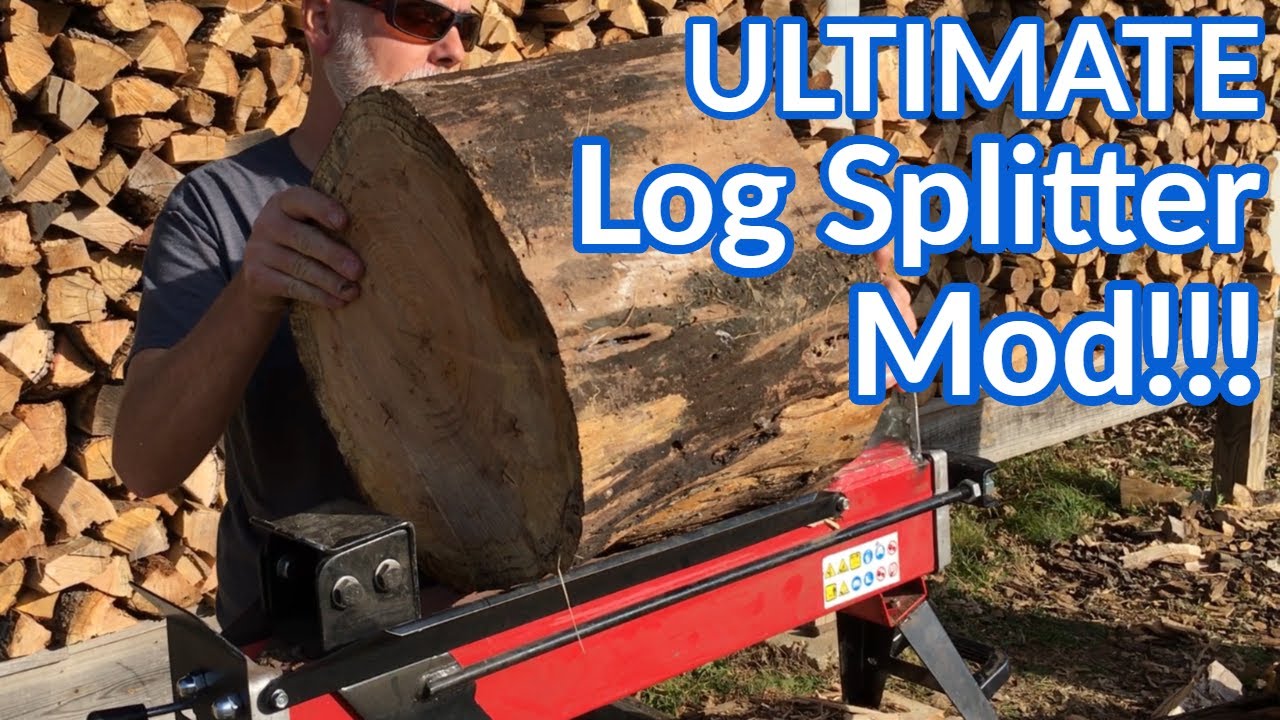 Честный обзор дровокола Harbor Freight | Ultimate HF Log Splitter Mod