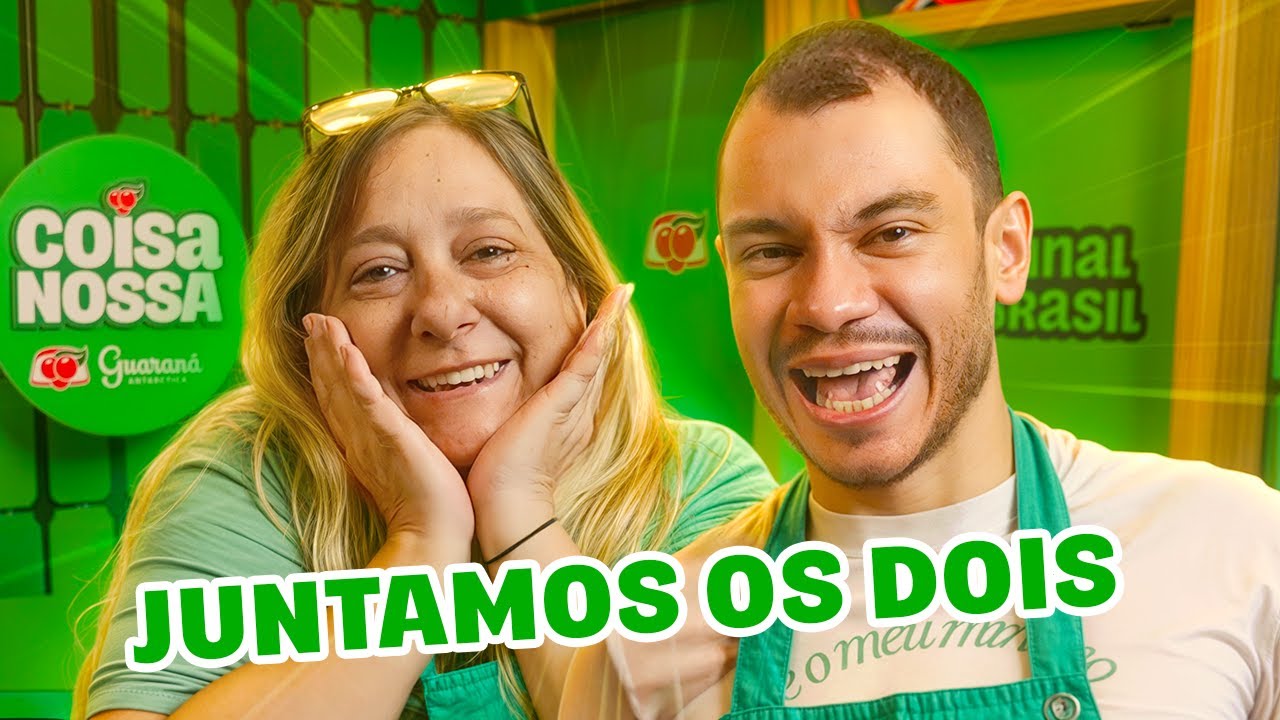 O BRINO BANCOU ESSE V&Iacute;DEO | Igor Guimar&atilde;es e Dona Cl&aacute;udia s&atilde;o Coisa Nossa