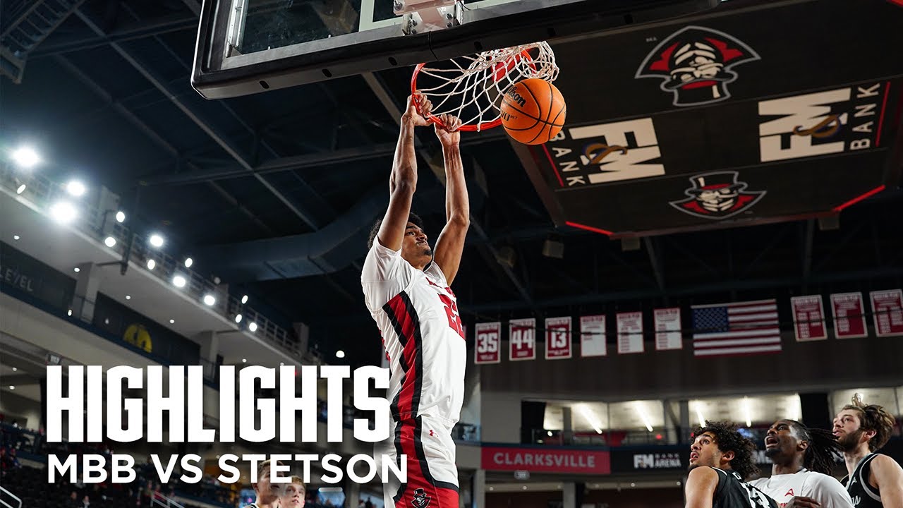 Austin Peay Men’s Basketball vs Stetson | Full Game Highlights