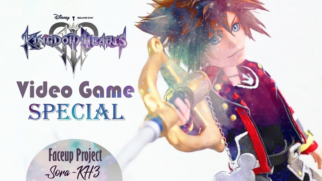 Sora Kingdom Hearts 3 - {Monster High Repaint} - VIDEOGAME COLLAB