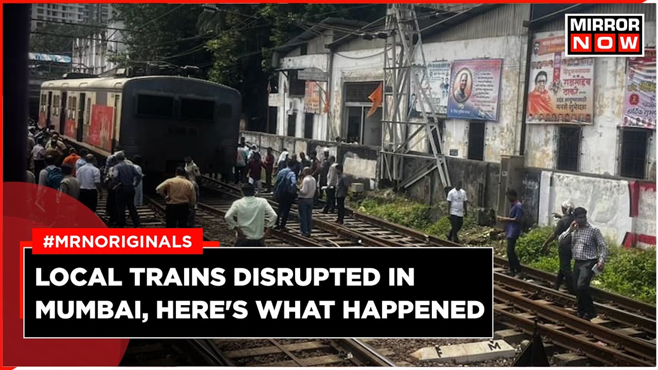 Mumbai Local Train Video | Coach Derailed At Mumbai Central Station | Disruption on Western Line