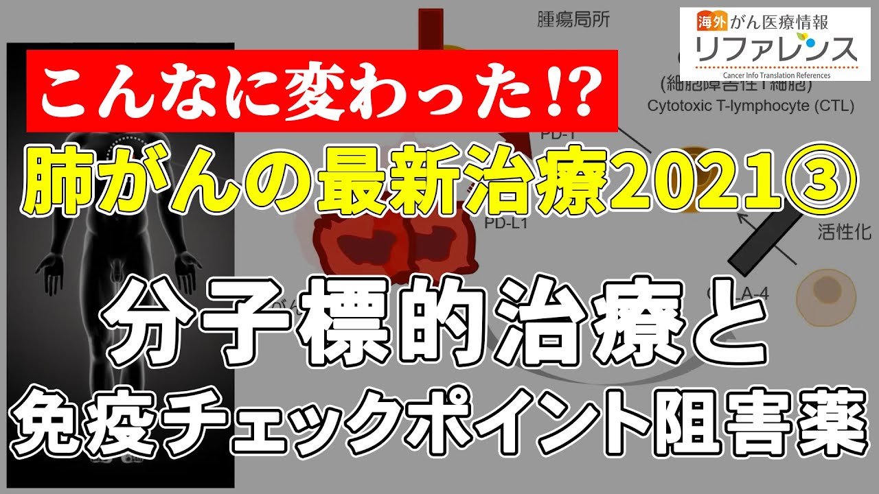 肺がんの最新治療③分子標的治療と免疫チェックポイント阻害薬