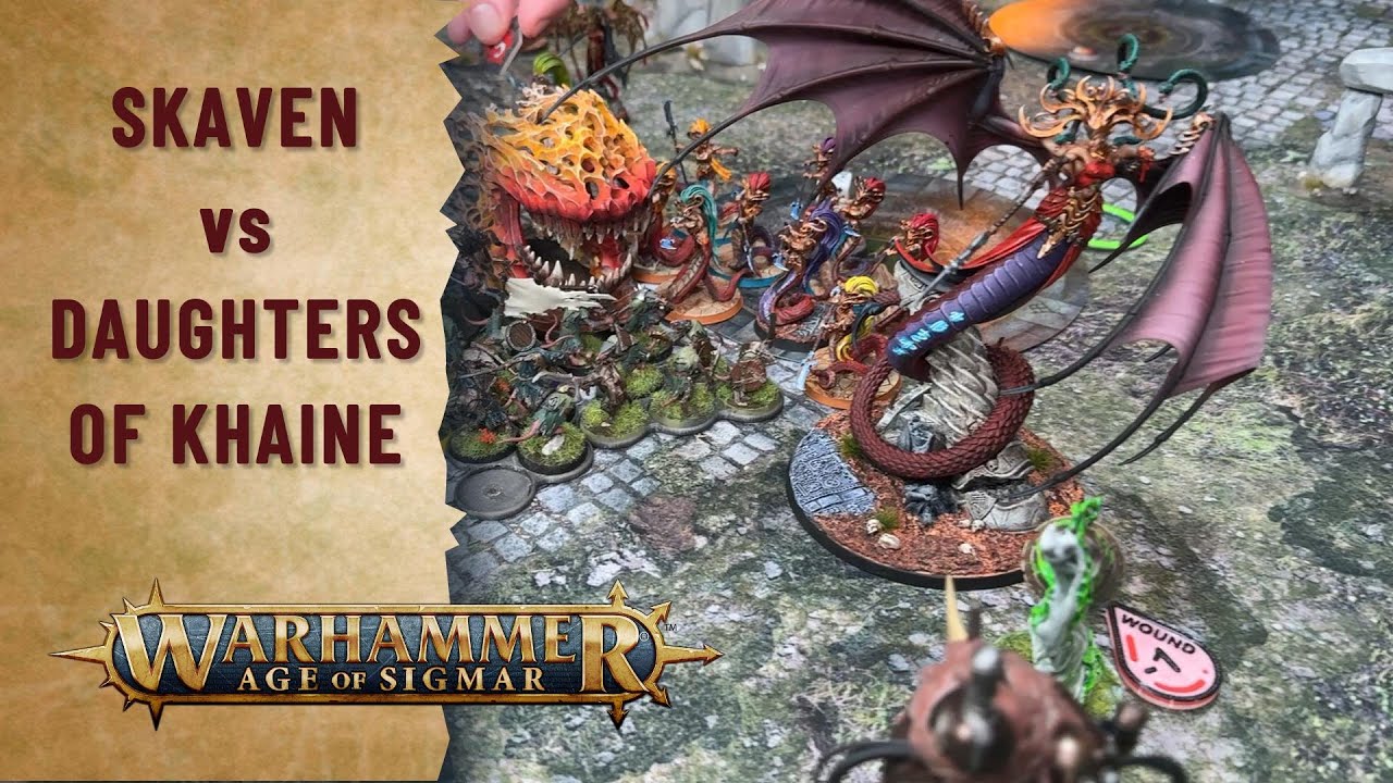 Age of Sigmar - Skaven vs Daughters of Khaine - Raport Bitewny / Battle Report / Rozgrywka