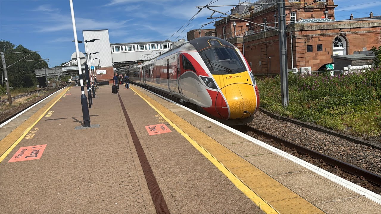 East Coast Main Line Trains at Berwick-upon-Tweed on July 9th 2025