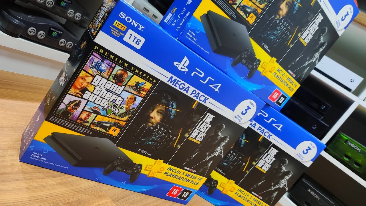 PS4 SLIM MEGA PACK | UNBOXING