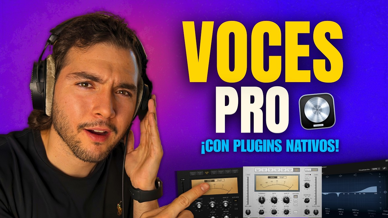 Así Mezclo VOCES con Plugins de Logic Pro (¡No Necesitas Más!)