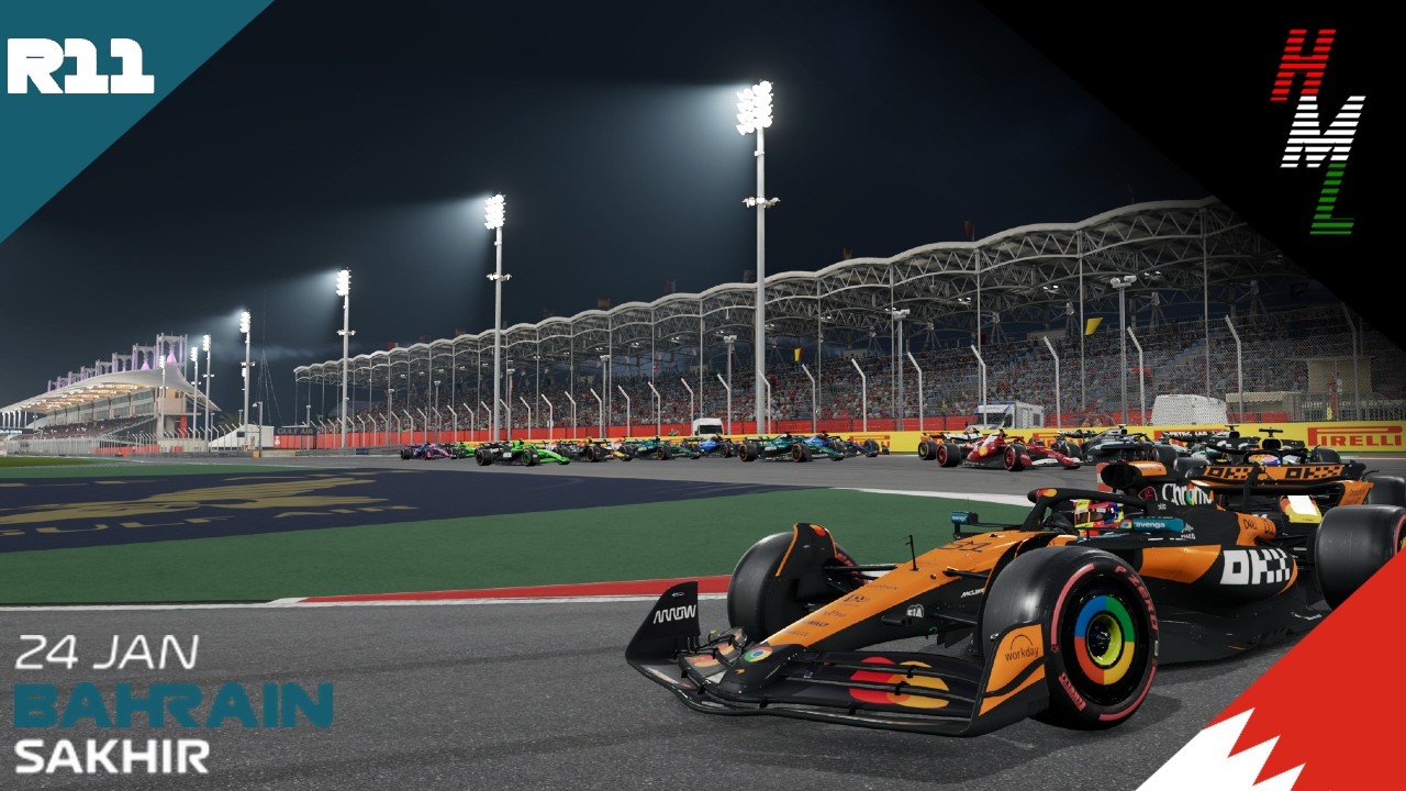 HML 1. szezon 12. futam Bahrein / F1 2025 liga