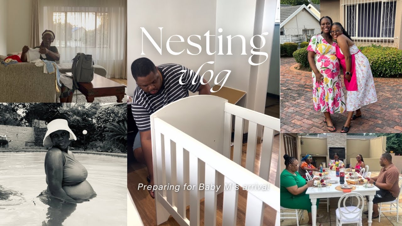 Nesting Vlog | First Time Mom Prepares for Baby! Family Visit, Nursery Setup & Hospital Bag Packing