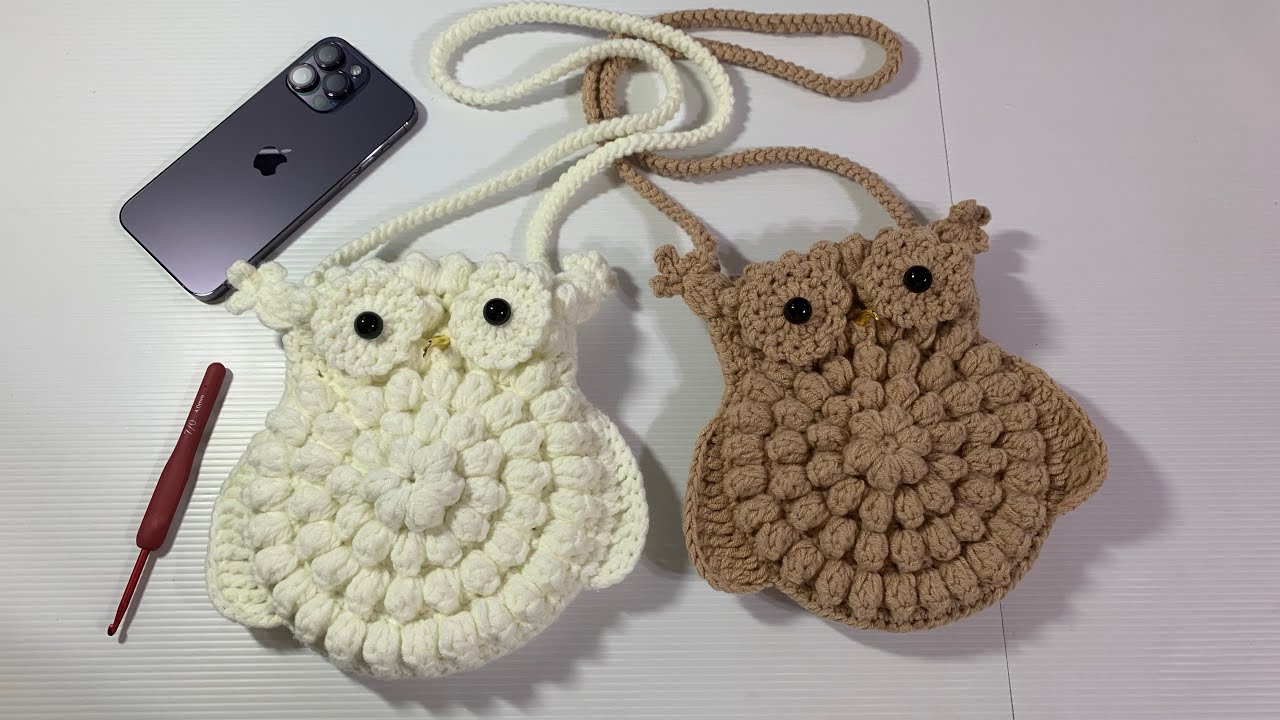 Tas Rajut Burung Hantu || Tutorial Tas Rajut