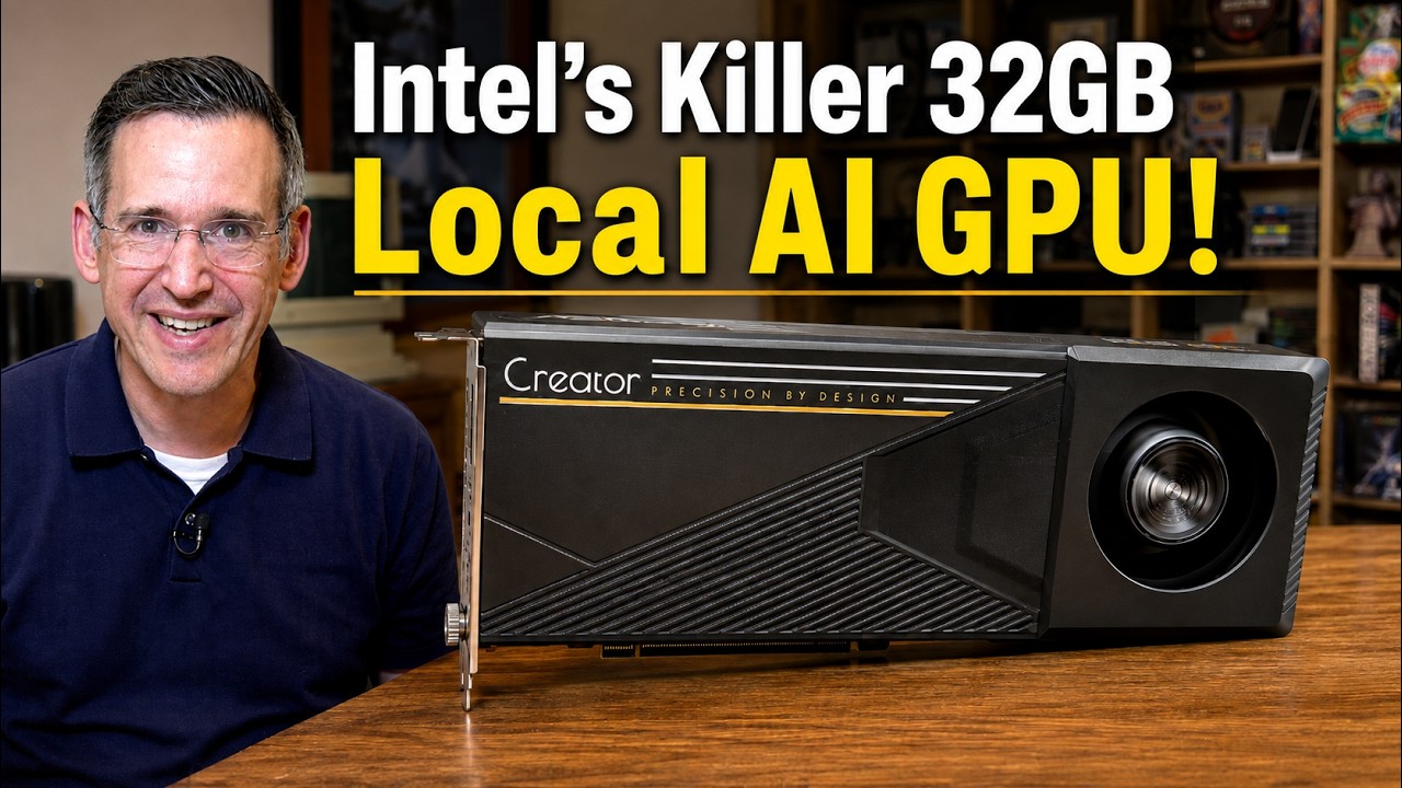 Local AI is Finally Ready: 32GB Intel GPU + Qwen 3.8