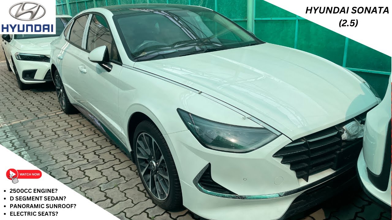 Hyundai Sonata 2.5 2023 ll Luxury D Segment Sedan In Pakistan ll Short Review & Asmr