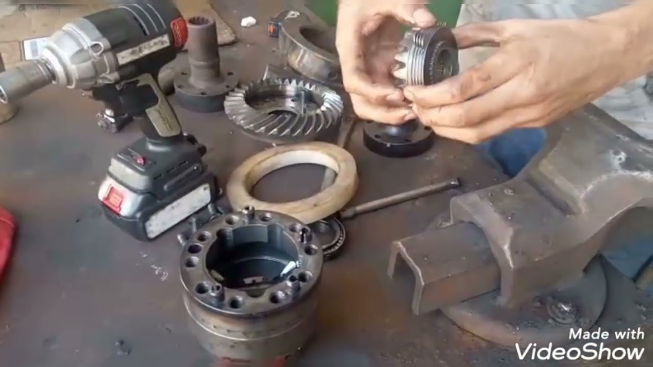 Desmontagem da caixinha de tração 335 ZF