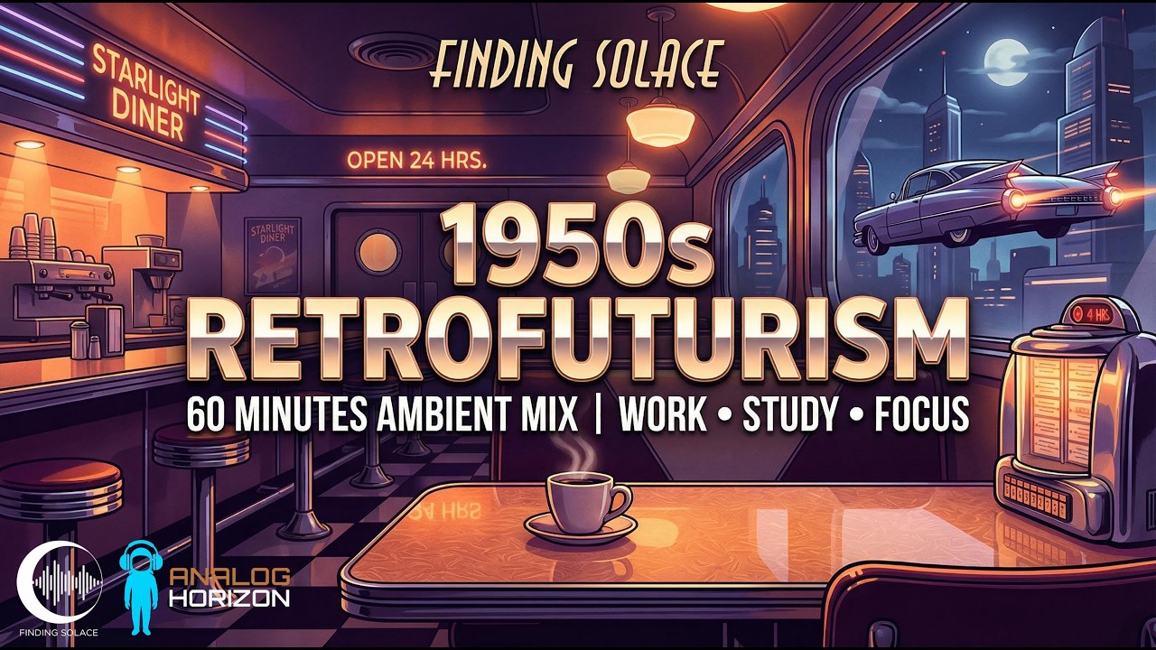 Slowcore Ambient for Deep Focus | RETROFUTURISM: 1950s-1960s Vision of Tomorrow