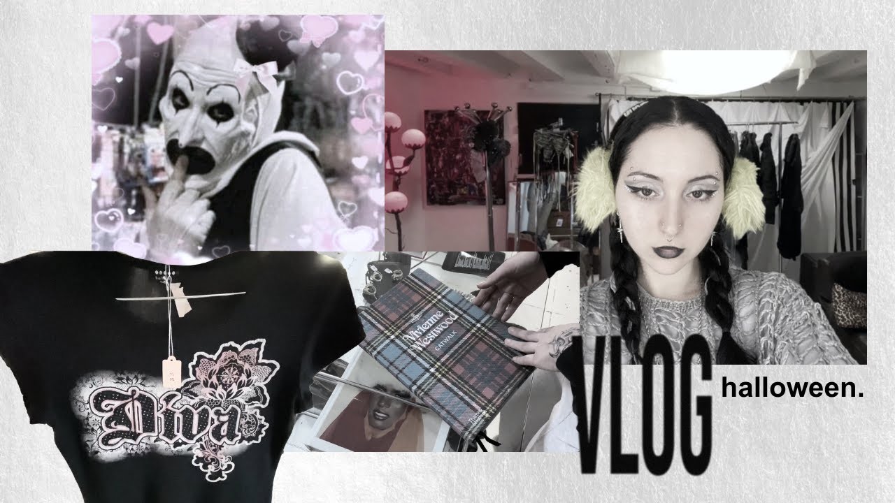 grwm | halloween + POP UP vintage⋆♱.𖥔⋆