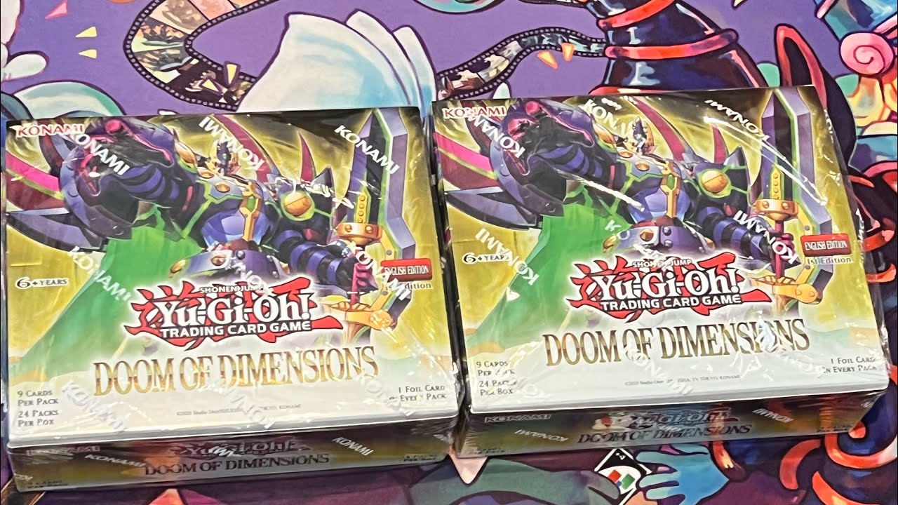 Yugioh(Doom Of Dimensions) Booster Boxes Opening #1 !!!SOLID HITS?!!!