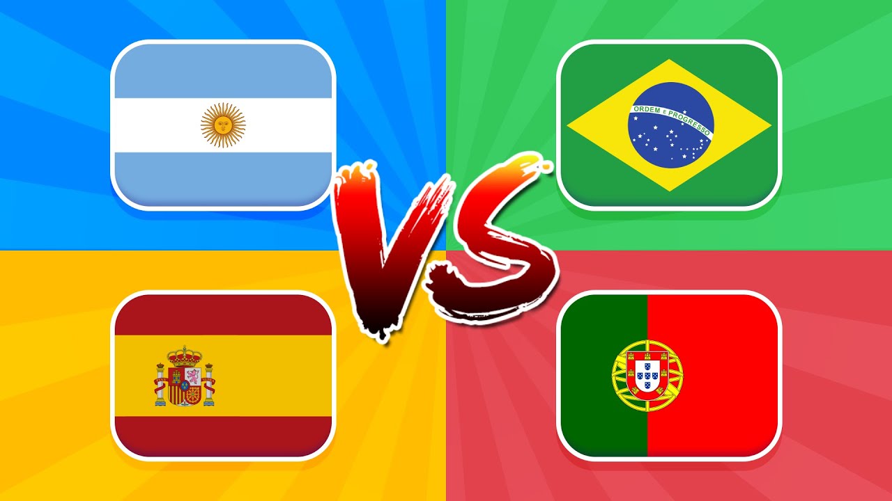 Marble Football Tournament of Champions! 🇦🇷🇧🇷🇵🇹🇪🇸 Who Will Win? ⚽