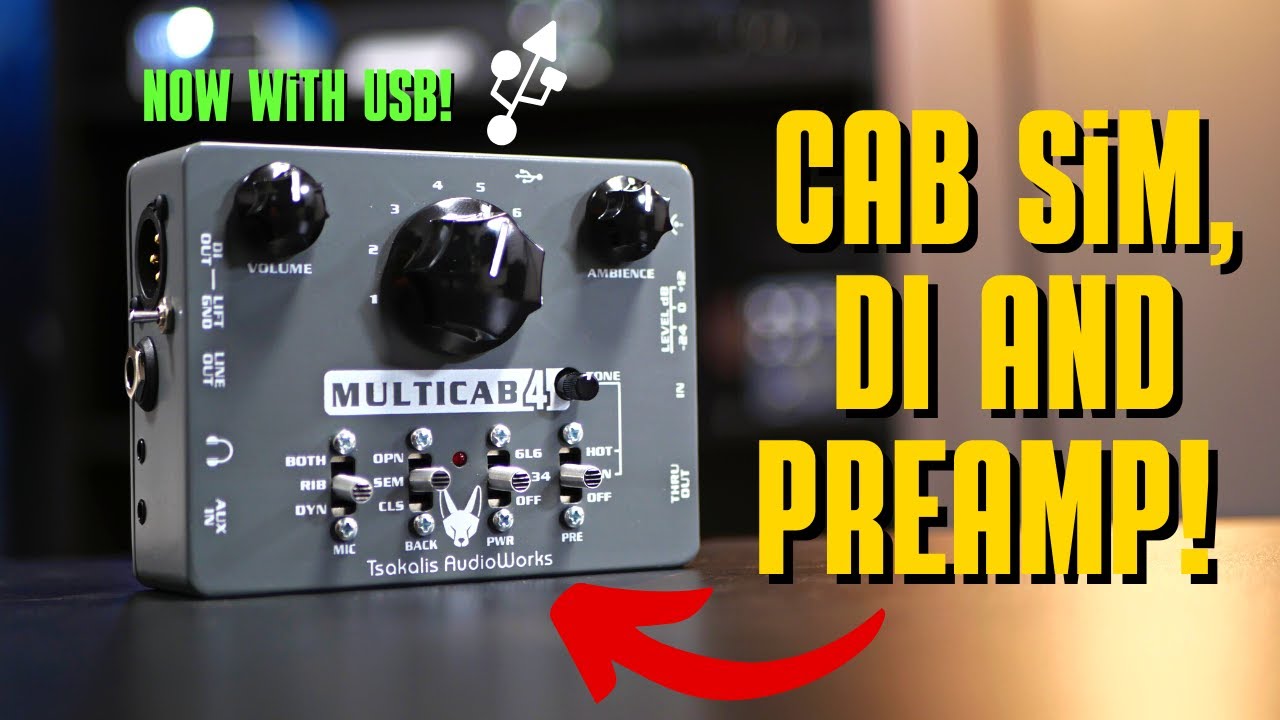 Tsakalis Audioworks Multicab MK 4 - Guitar Pedal Demo