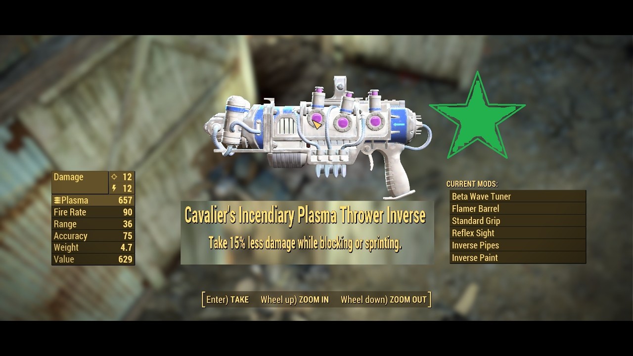 Fallout 4 Legendary Quest Painted Plasma