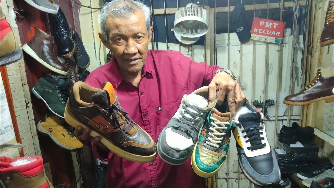 WOW ‼️SEPATU BRANDED MEWAH ADA DI PASAR PONCOL|| KIOS BANGJAINAL