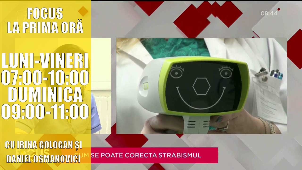 CUM SE POATE CORECTA STRABISMUL. SĂNĂTATE CU STIL CU LUCIANA INDRE