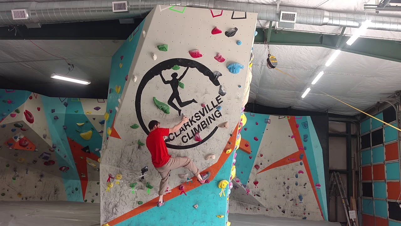 Bouldering at Clarksville Climbing