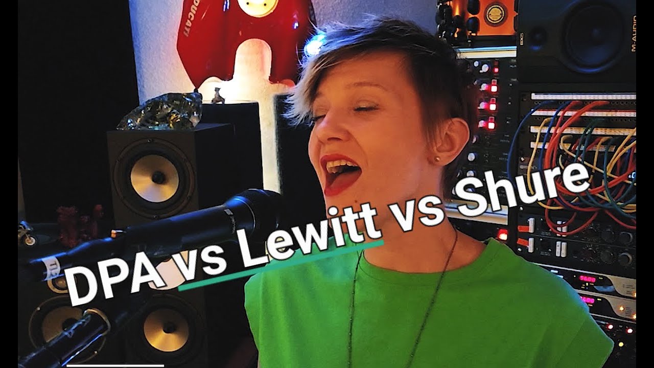 Handheld Live Sound Microphone Comparison - DPA vs Lewitt vs Shure