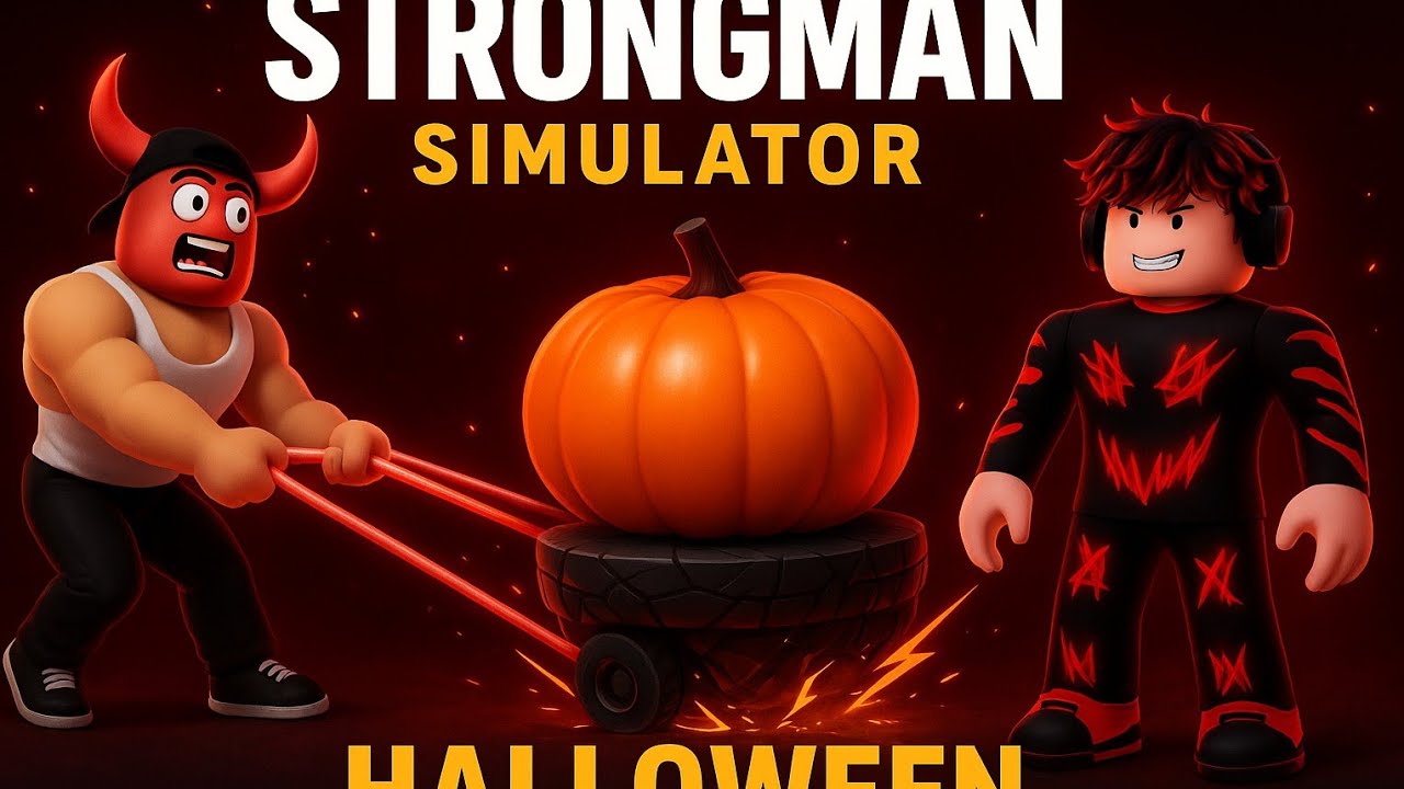 🎃 “Strongman Simulator 200X Halloween Event - Insane Power Boost!” 2025