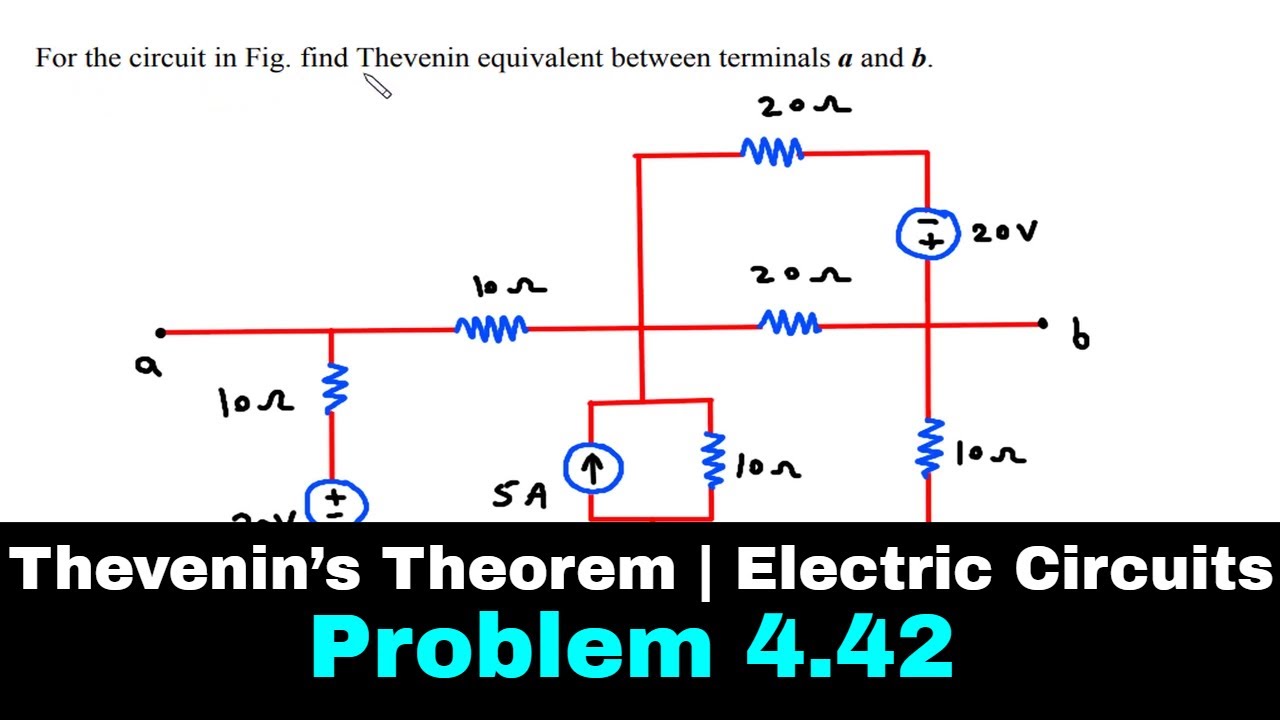 Thevenin’s Theorem #442 | Electrical Engineering