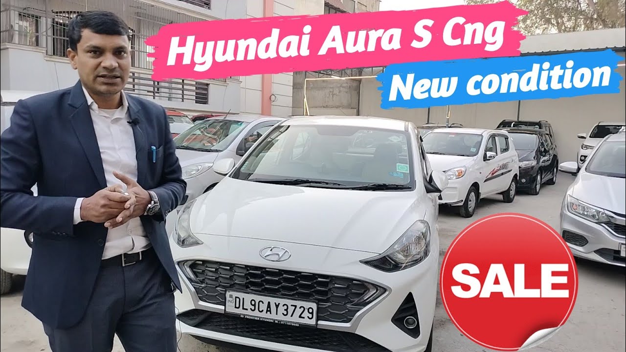Hyundai Aura s cng new condition 2021 used car for sale