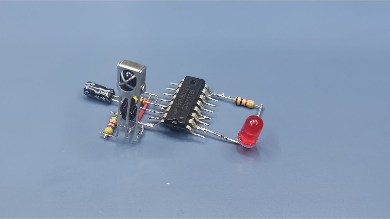 Electronic project Making a remote control with 4017 IC