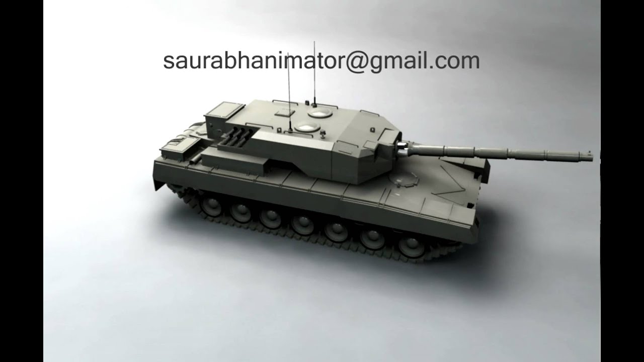 tank animation in maya software