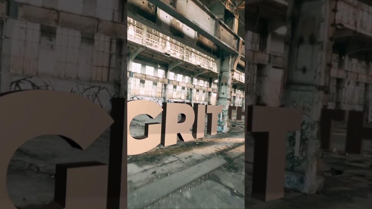 How to Create 3D Text with Camera Tracking in After Effects #shorts