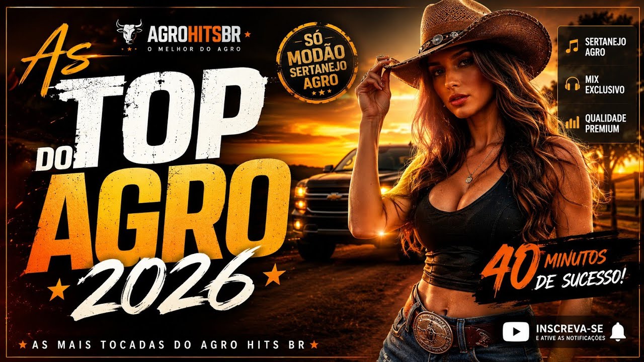 🔥 🔥 AS TOP DO AGRO 2026 | As Mais Tocadas do Sertanejo Agro 🚜🎶